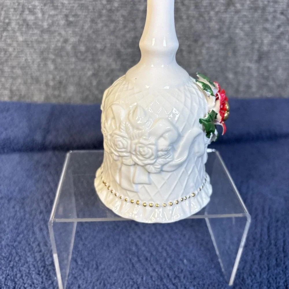 Christmas Holly Bell Vintage 6